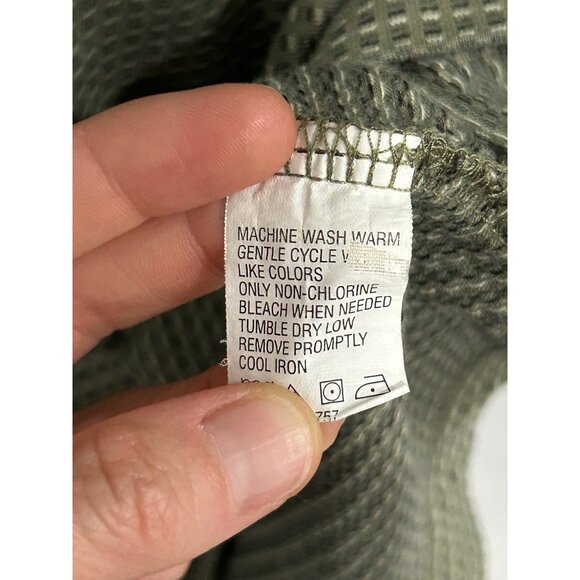 Van Heusen Olive Green Textured Polo Shirt Short Sleeve Classic Fit Sz XL - Picture 6 of 9